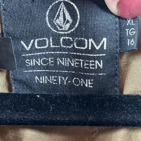 Volcom True To This Cropped Jacket Women’s Size XL Casual Neutral Street Skater - Picture 3 of 7